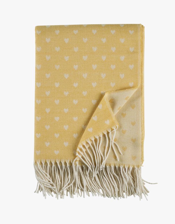 Torkkupeitto keltainen - 130x170 cm keltainen - 1