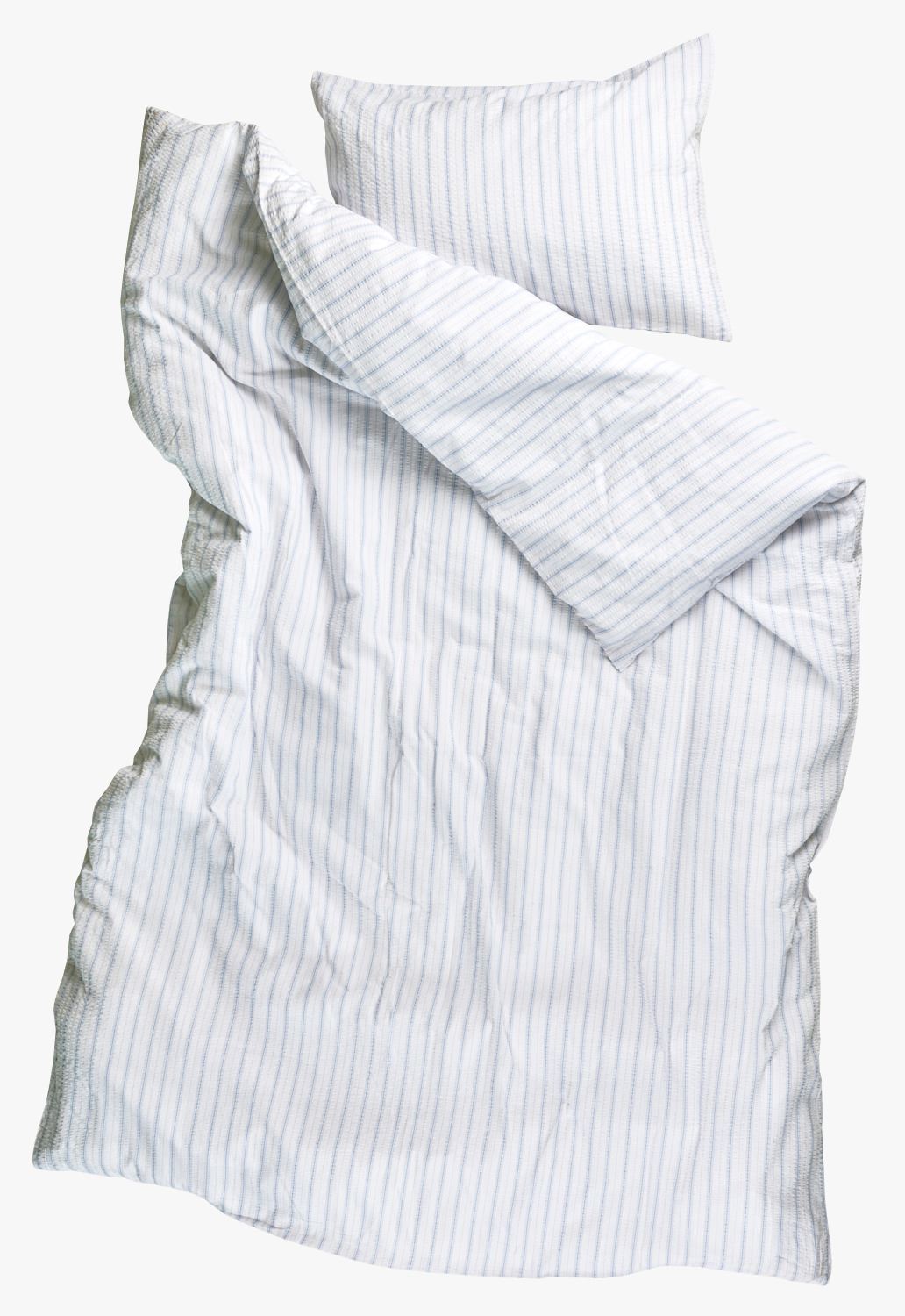 Pussilakanasetti kreppipuuvillaa vaaleansininen - 2