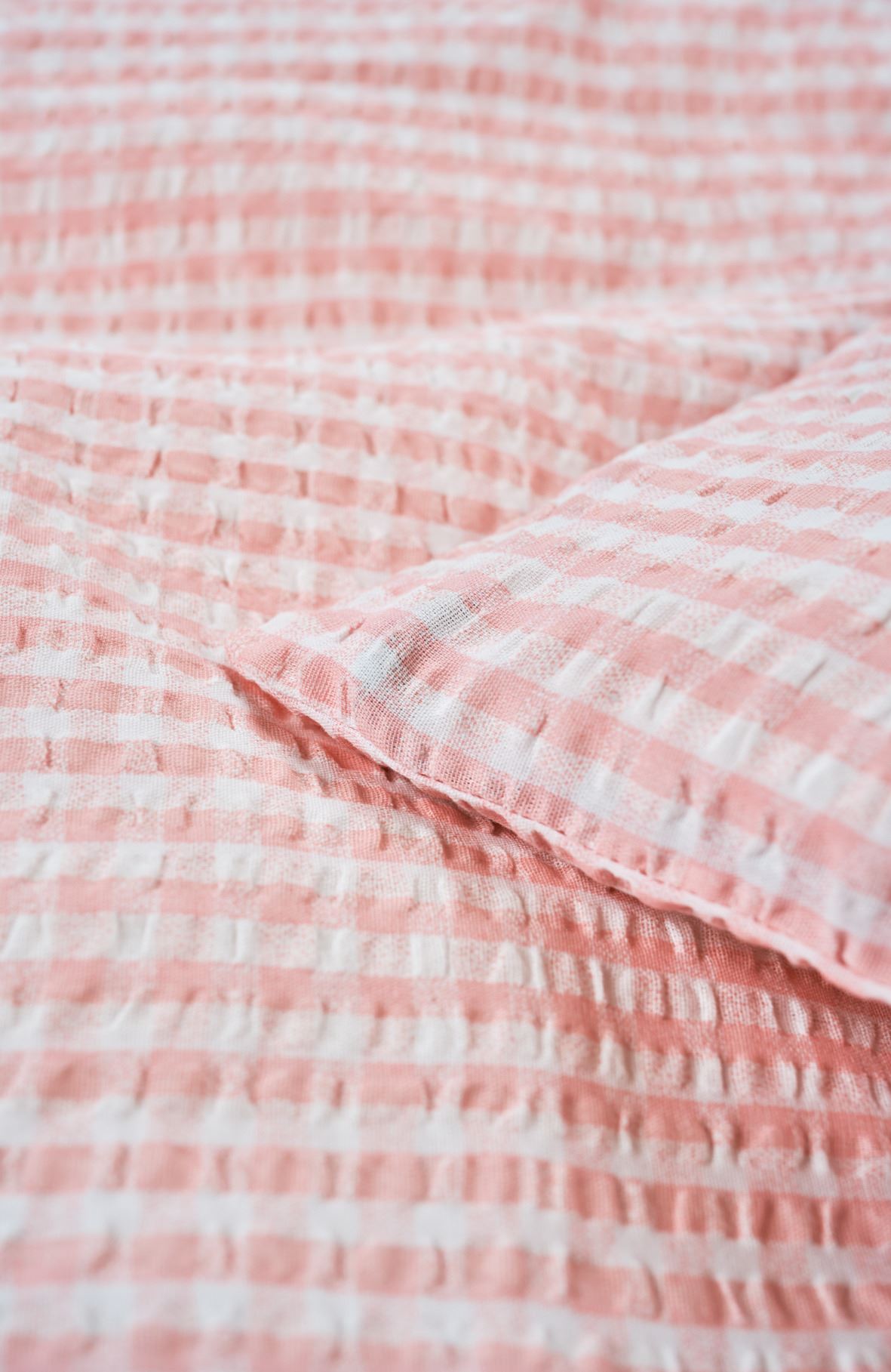 Pussilakanasetti kreppipuuvillaa roosa - 3