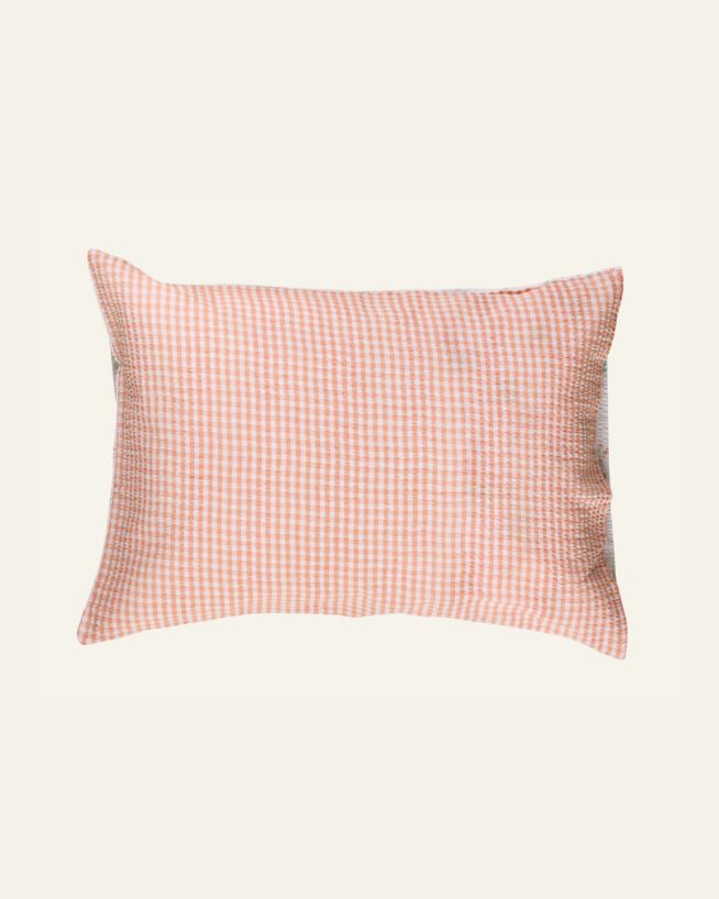 Tyynyliina kreppipuuvillaa aprikoosi - 50x60 cm aprikoosi - 1