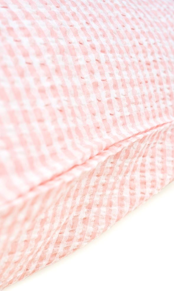 Tyynyliina kreppipuuvillaa roosa - 2