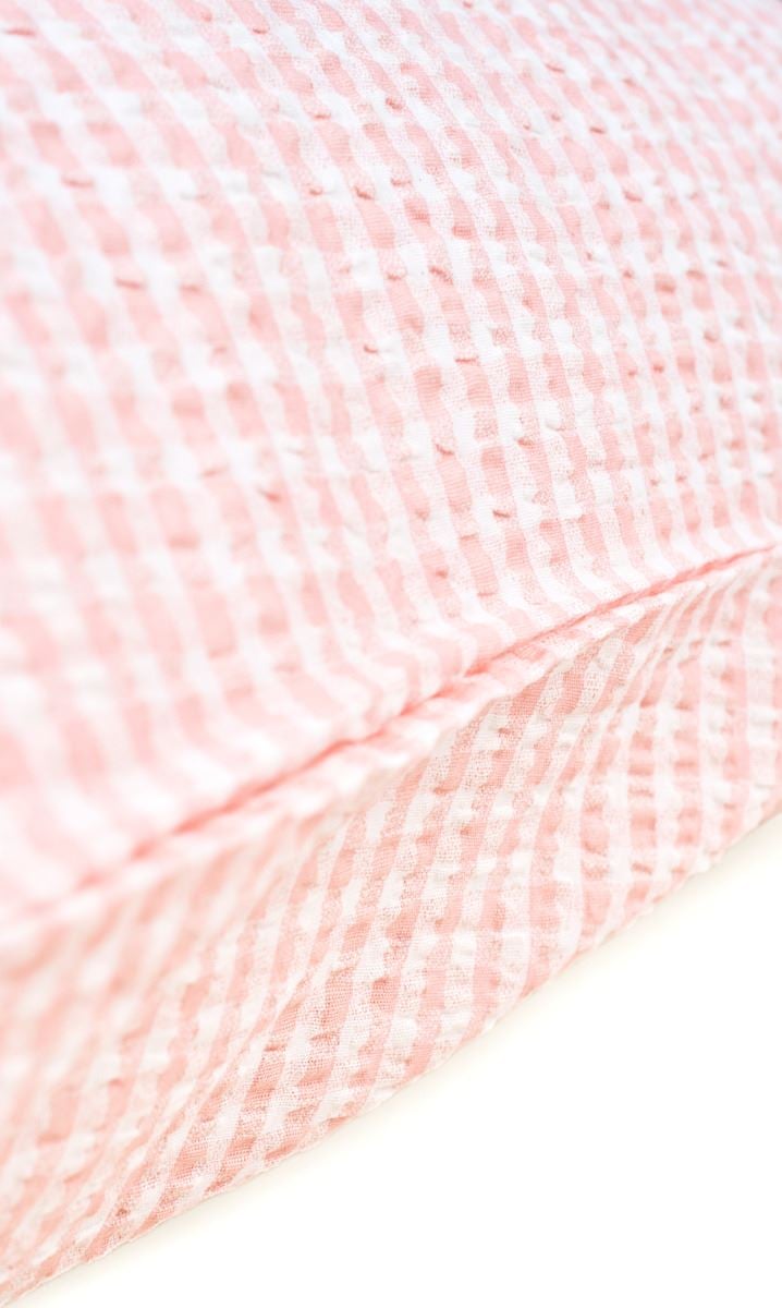 Tyynyliina kreppipuuvillaa roosa - 2