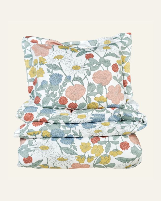 Pussilakanasetti satiinipuuvillaa moniväri - 230x220 cm moniväri - 1