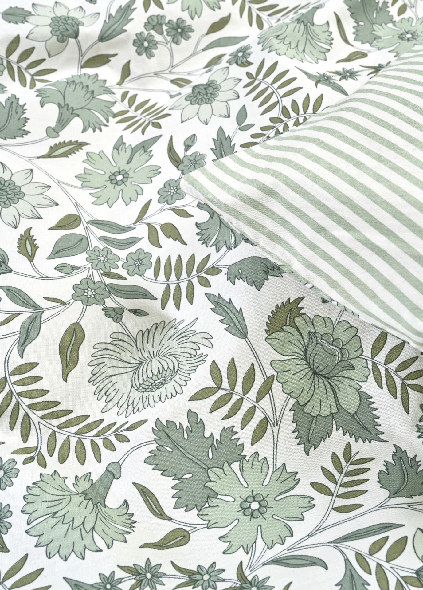 Pussilakanasetti puuvillaa vihreä - 3