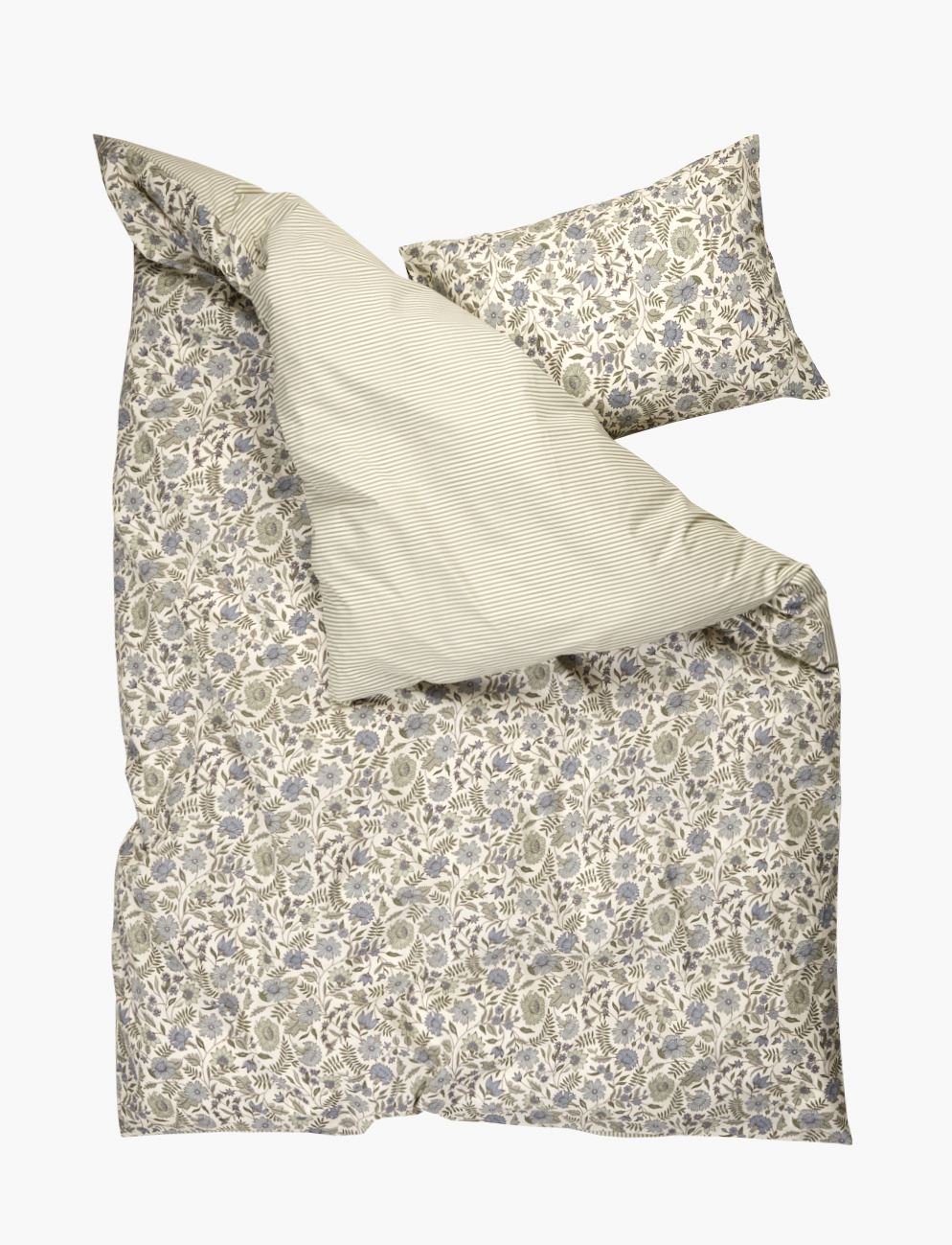 Pussilakanasetti puuvillaa oliivinvihreä - 2