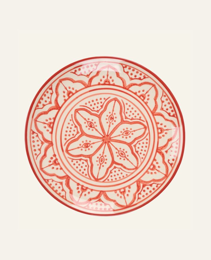 Lautanen punainen - ø20,5 punainen - 1