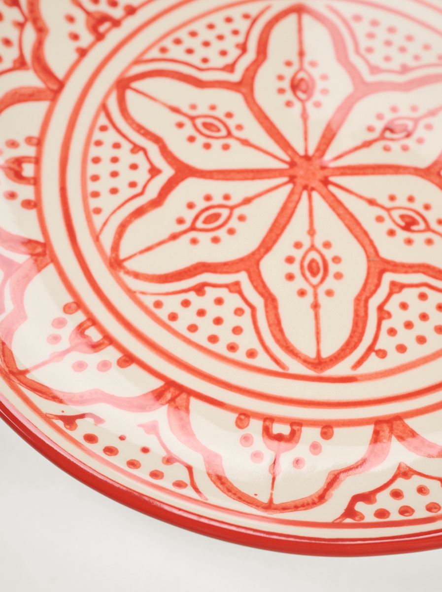 Lautanen punainen - 2