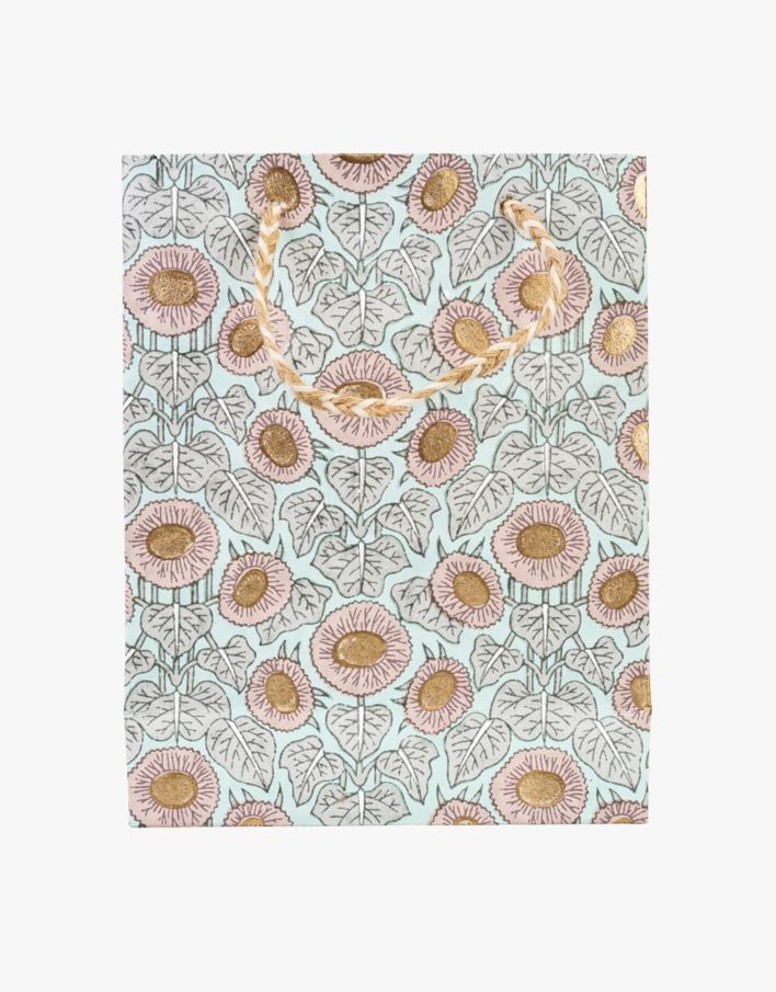 Lahjapussi moniväri/sininen - 12,7x14x7,6 cm moniväri/sininen - 1