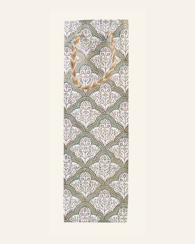 Lahjapussi vaaleansininen - 11,4x35,5x9,5 cm vaaleansininen - 1
