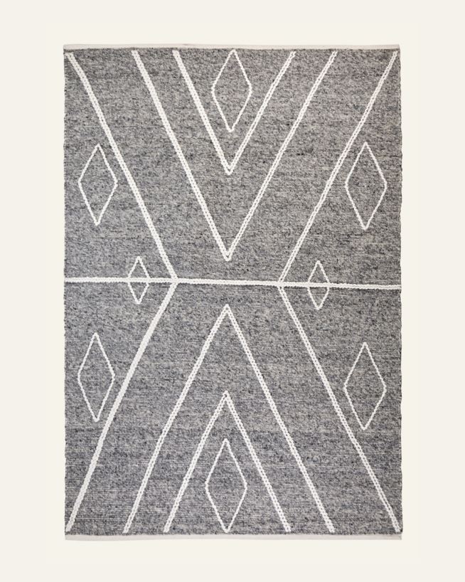 Villamatto tummanharmaa - 160x230 cm tummanharmaa - 1