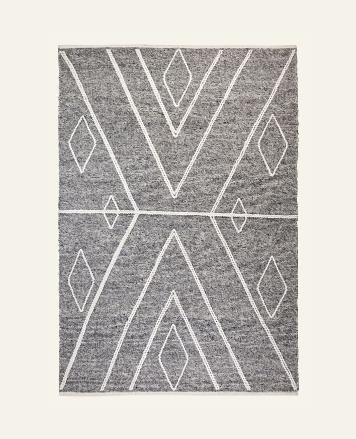 Villamatto tummanharmaa - 160x230 cm tummanharmaa - 1