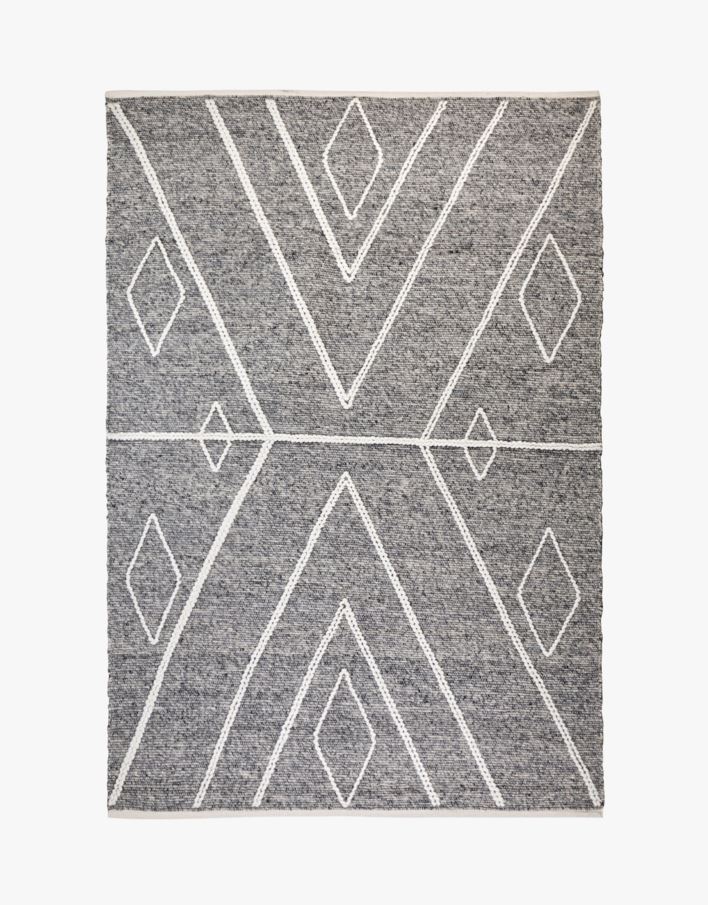 Villamatto tummanharmaa - 160x230 cm tummanharmaa - 1