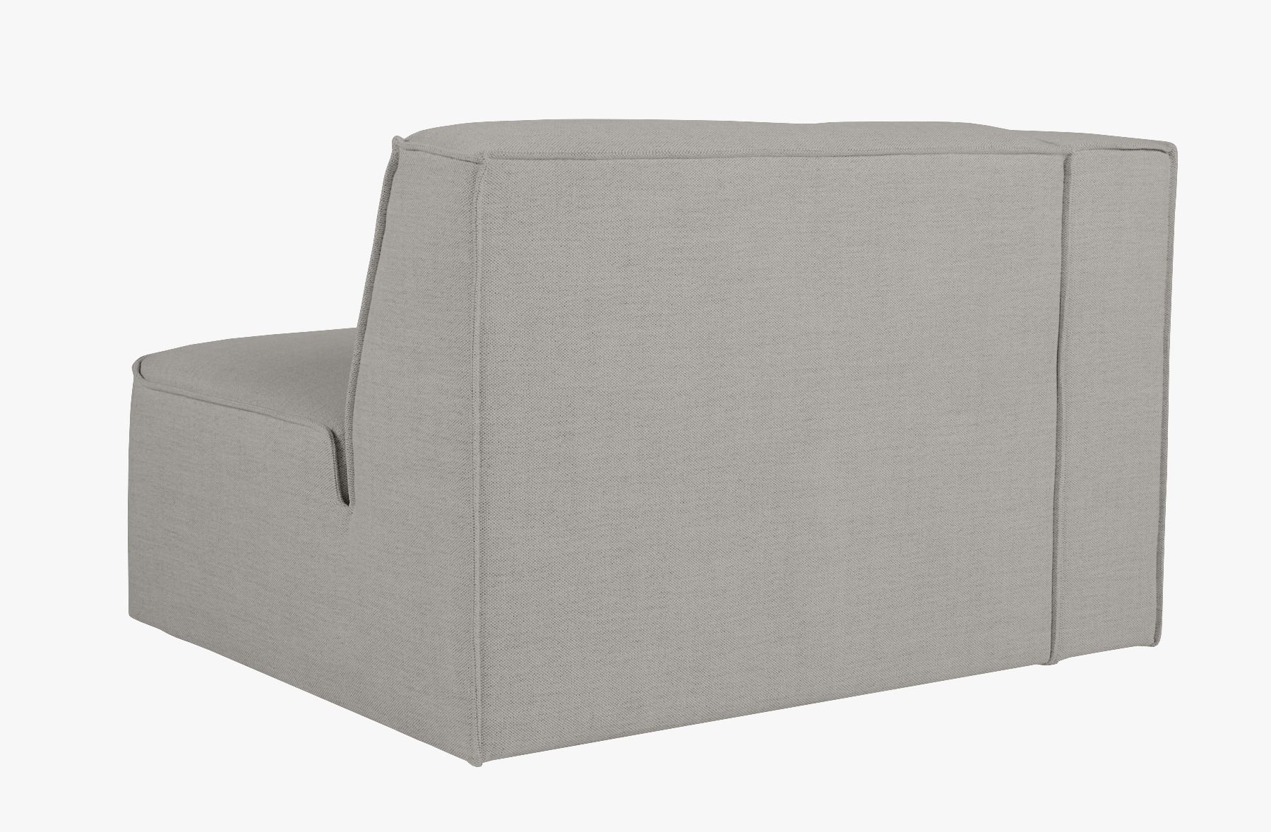 Moduulisohvaosa 1,5-istuttava käsinoja vasen harmaa - 3