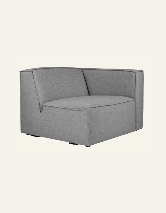 Moduuli 1,5-istuttava käsinoja oikea harmaa - 2