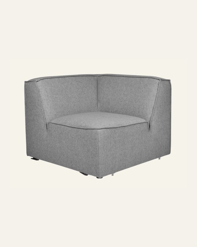 Moduulikulma harmaa - 93x93x73 cm harmaa - 1