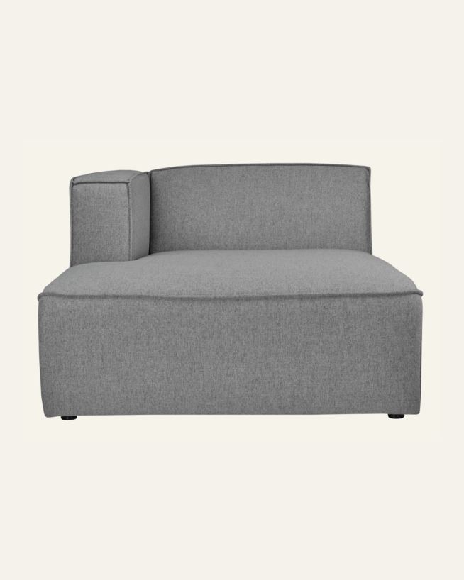 Moduuli divaaniosa vasen harmaa - 154x114x73 cm harmaa - 1
