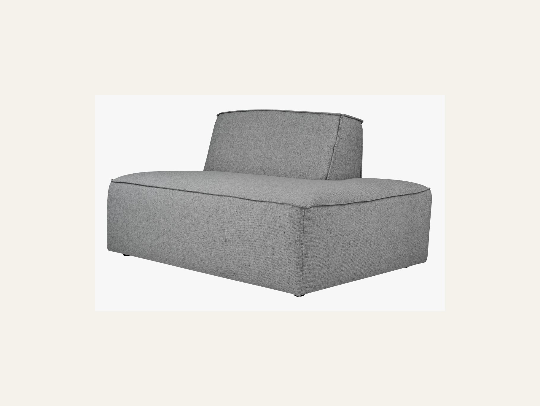 Moduulisohvaosa avoin pääty oikea harmaa - 3