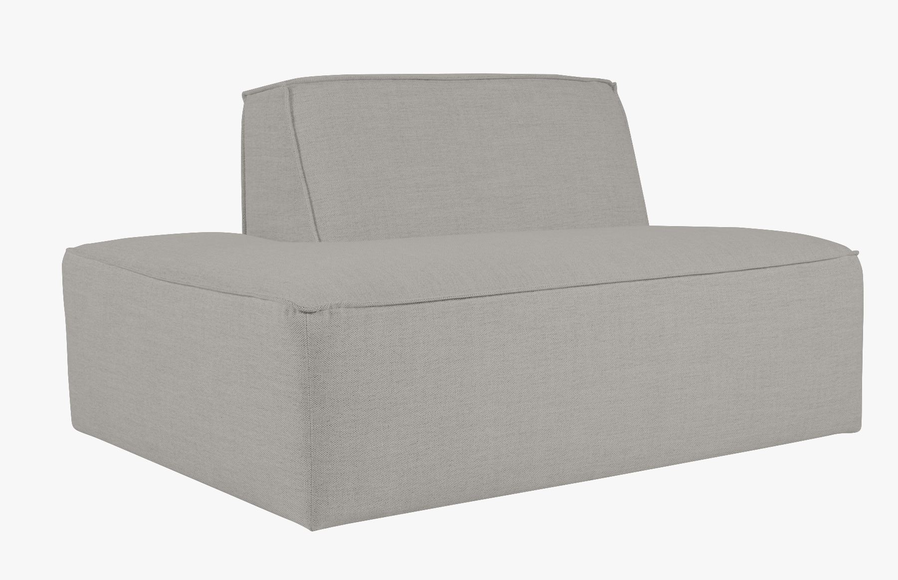 Moduulisohvaosa avoin pääty vasen harmaa - 2