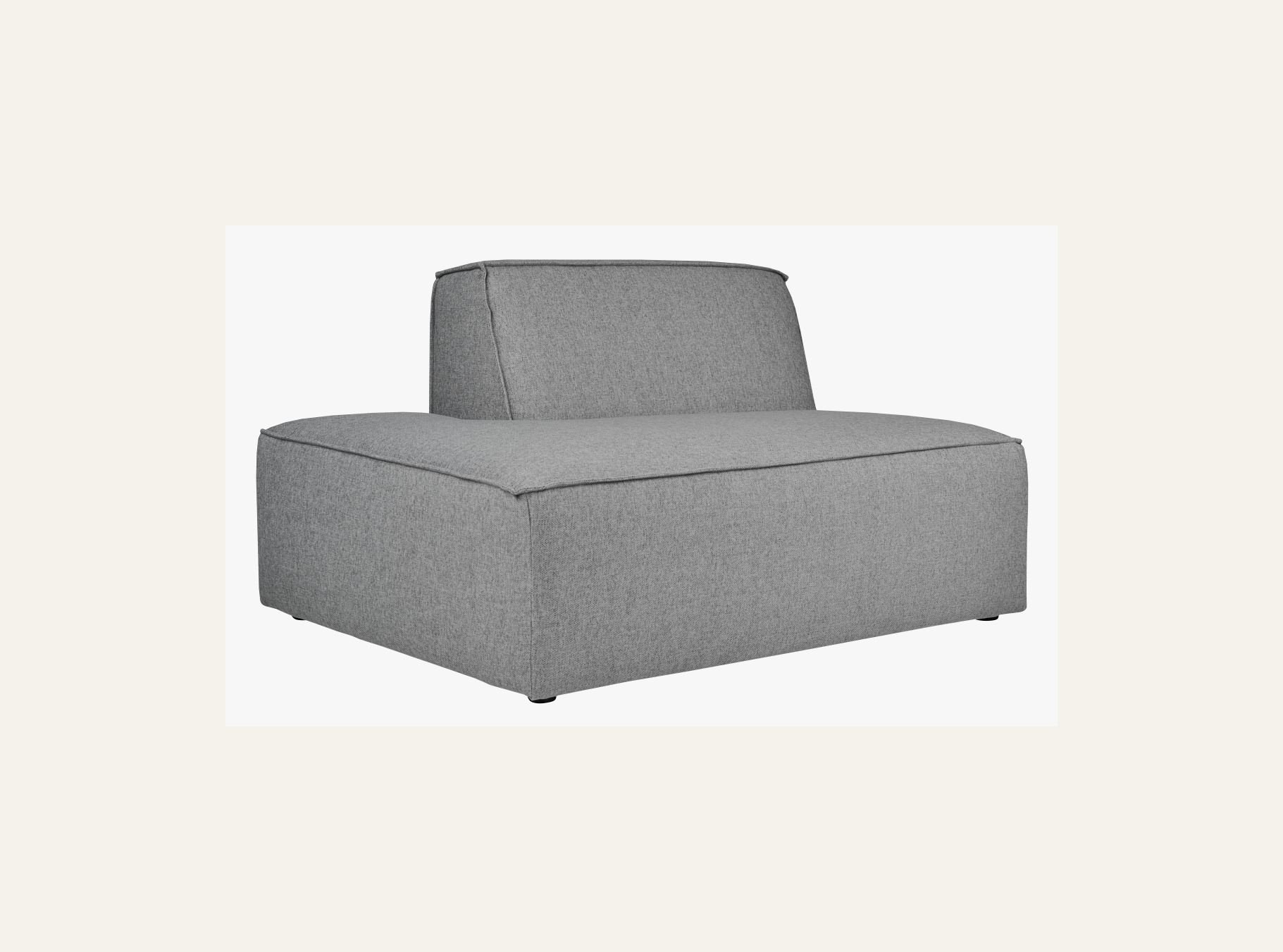 Moduulisohvaosa avoin pääty vasen harmaa - 3