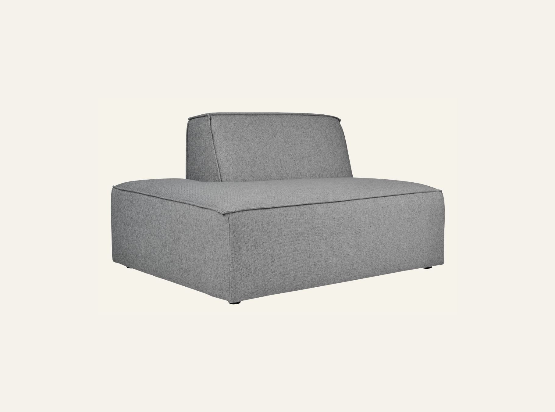 Moduulisohvaosa avoin pääty vasen harmaa - 3