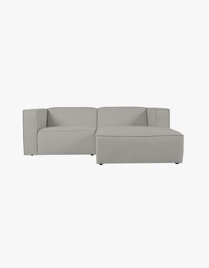 Sohva divaanilla oikea, 2 osaa  harmaa - 224x154x73 cm harmaa - 1