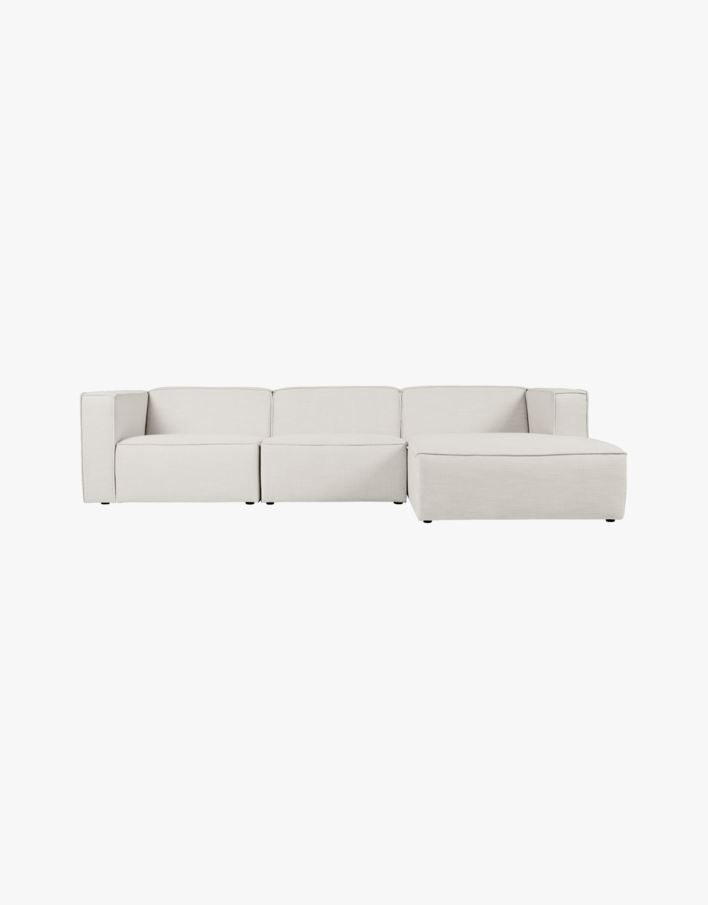 Sohva divaanilla oikea, 3 osaa luonnonväri - 314x154x73 cm luonnonväri - 1