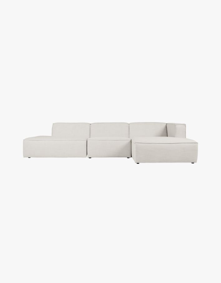 Sohva divaanilla oikea + avoin pääty vasen, 3 osaa luonnonväri - 153x338x73 cm luonnonväri - 1
