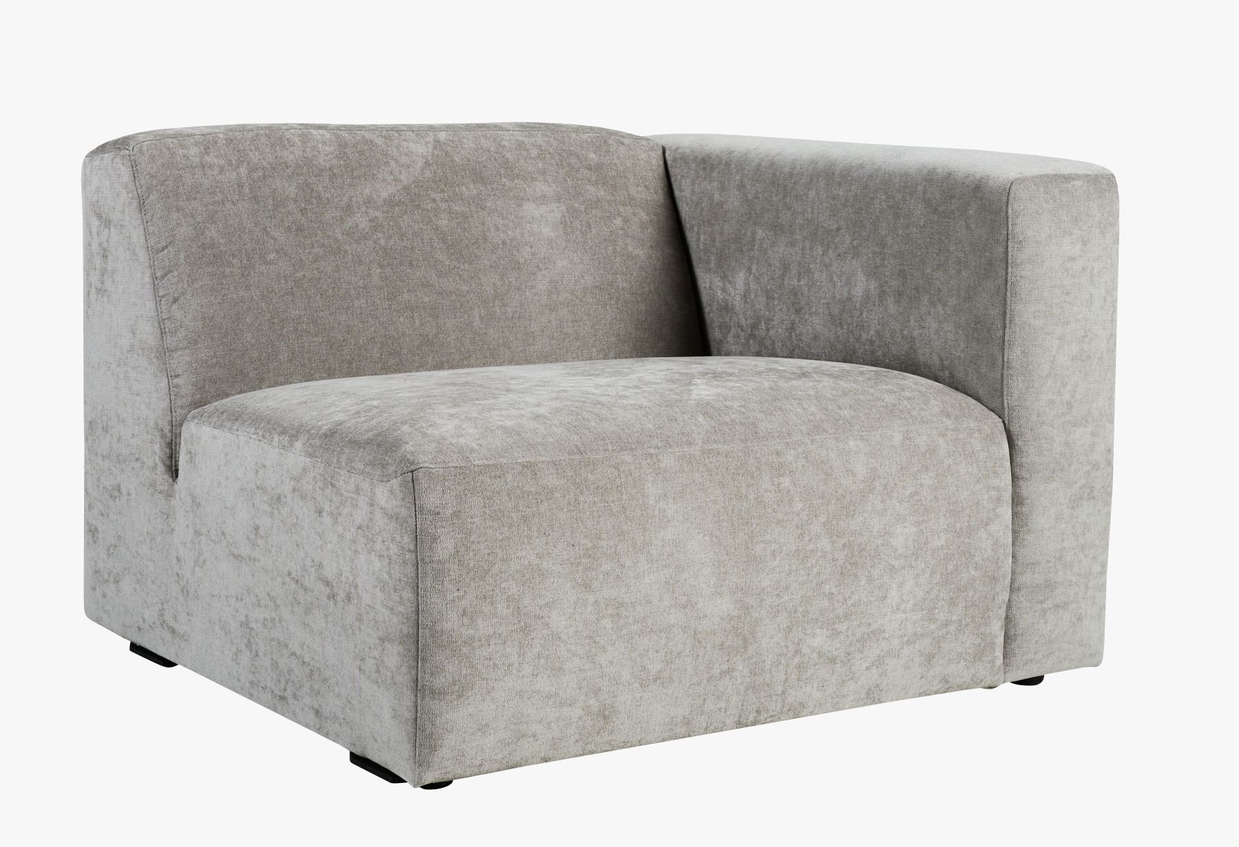 Moduulisohvaosa 1,5-istuttava käsinoja oikea harmaa - 8