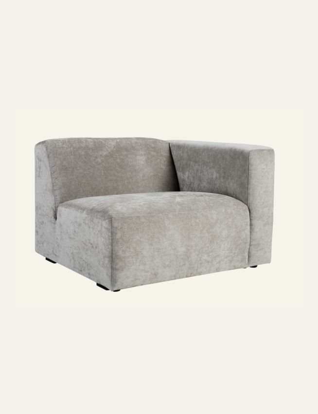 Moduuli 1,5-istuttava käsinoja oikea harmaa - 3