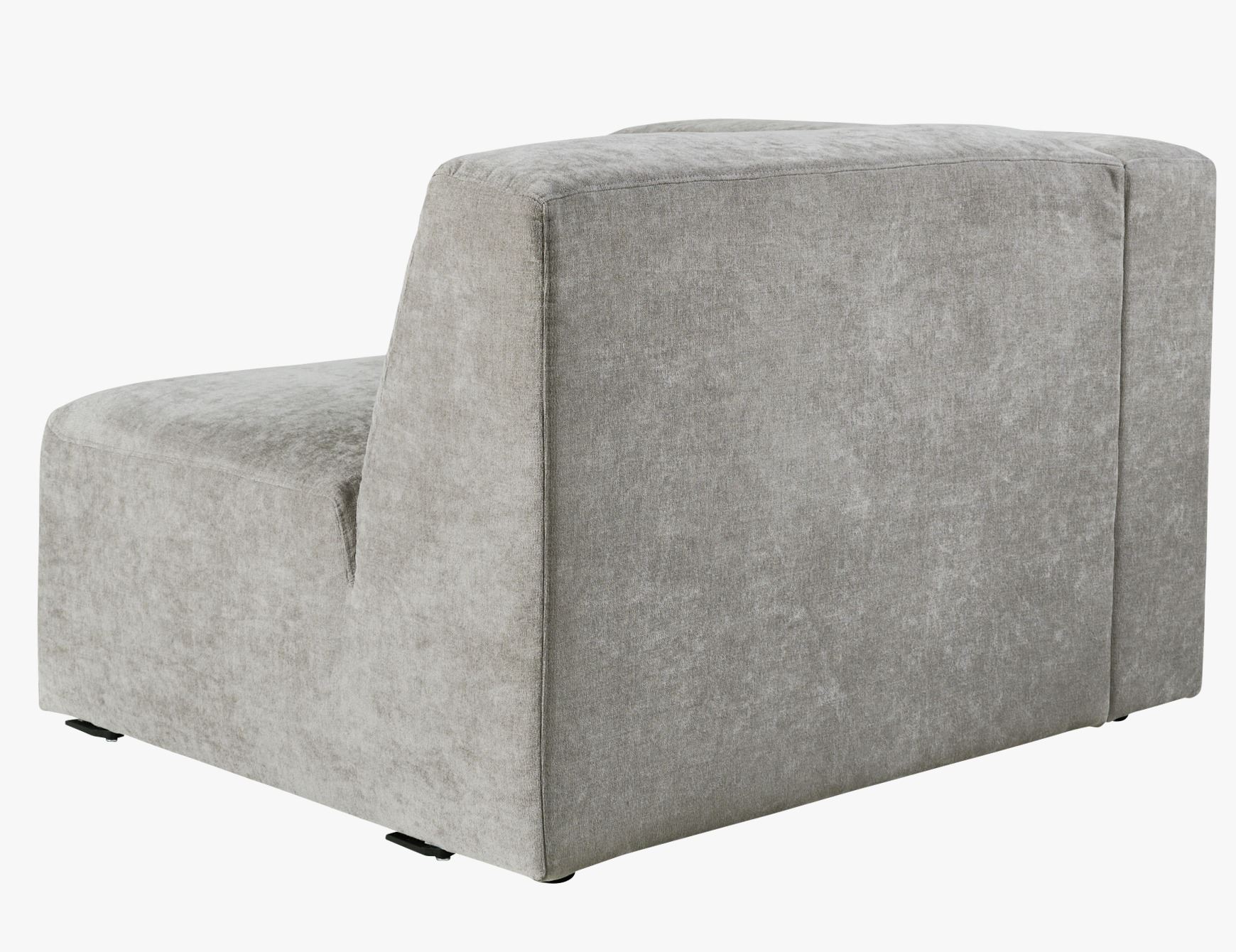 Moduulisohvaosa 1,5-istuttava käsinoja vasen harmaa - 5