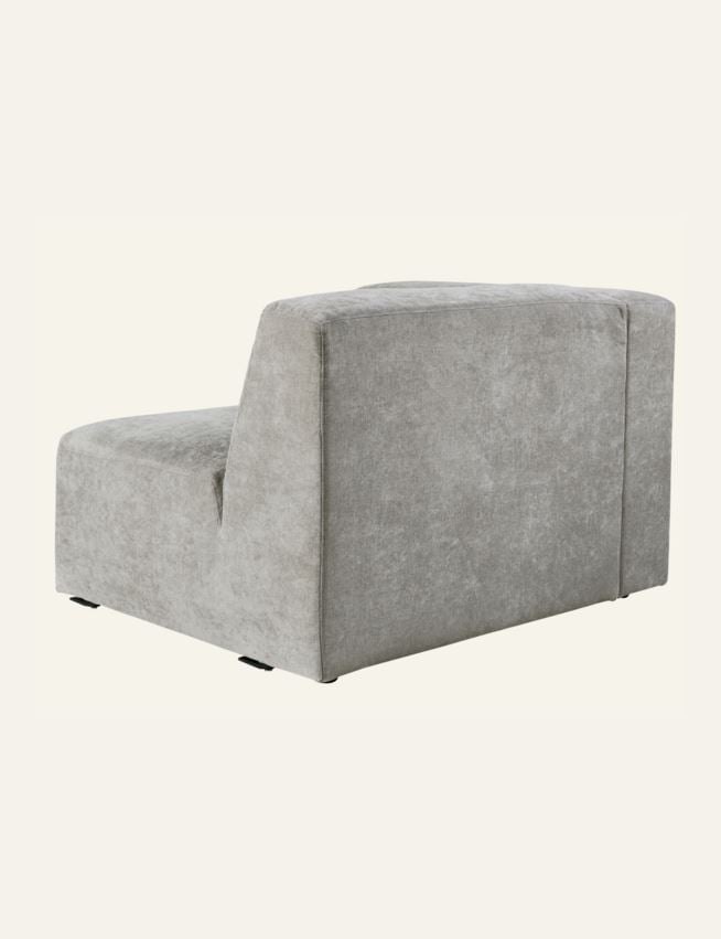 Moduuli 1,5-istuttava vasen käsinoja harmaa - 5