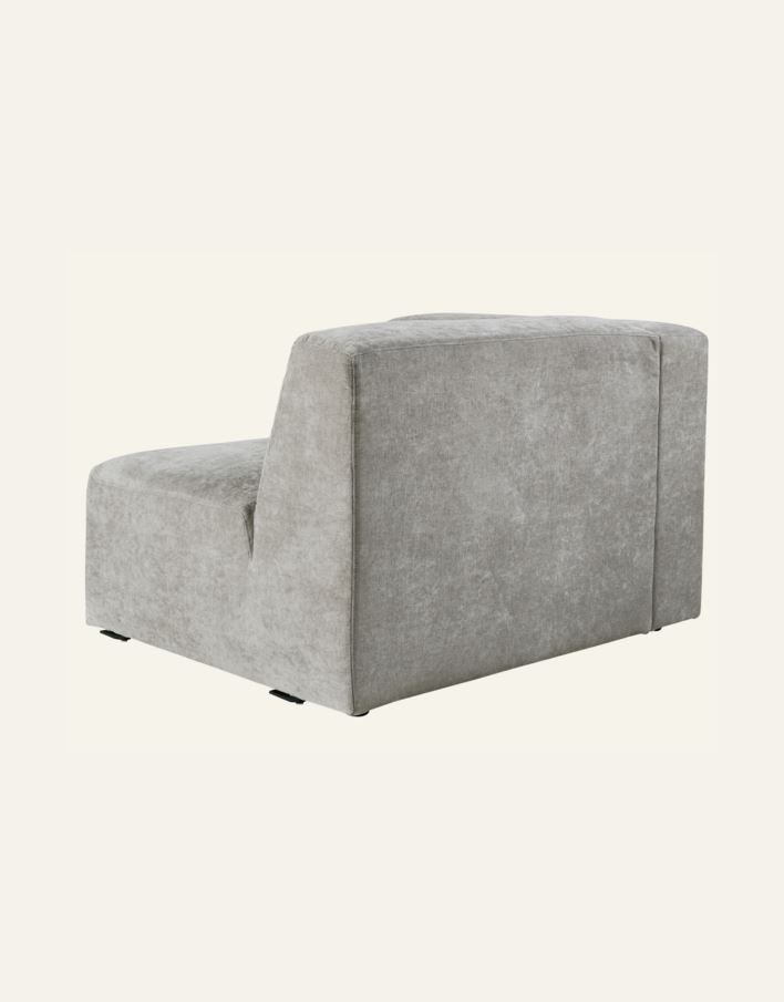 Moduuli 1,5-istuttava vasen käsinoja harmaa - 5