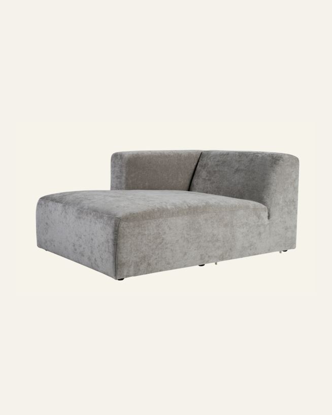 Moduuli divaaniosa vasen harmaa - 114x154x73 cm harmaa - 1