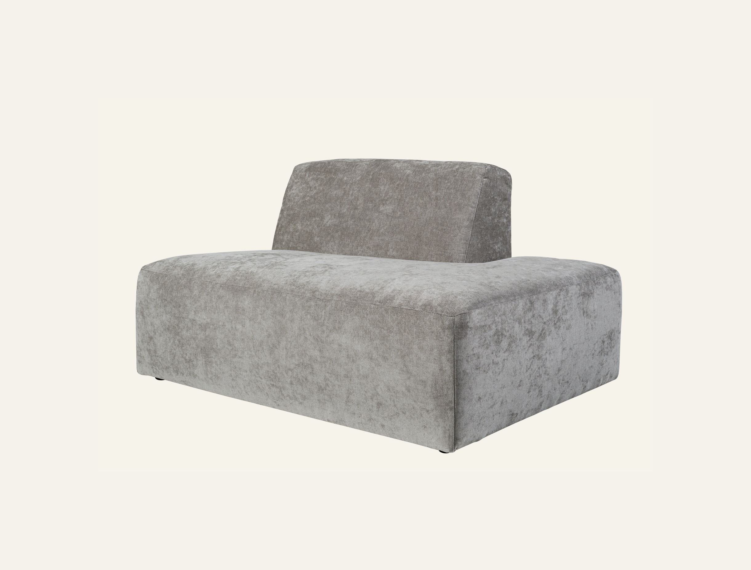 Moduulisohvaosa avoin pääty vasen harmaa - 4