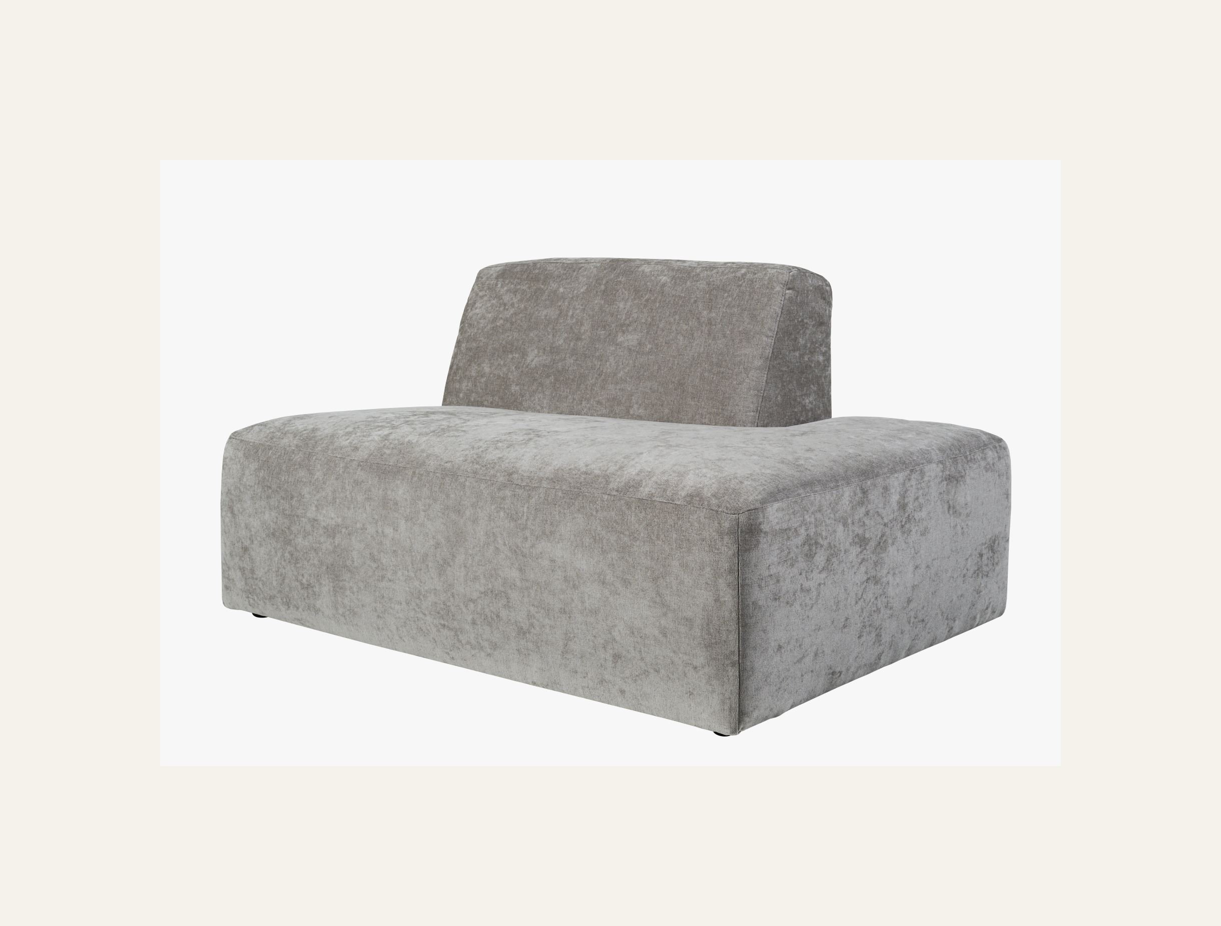 Moduulisohvaosa avoin pääty vasen harmaa - 4