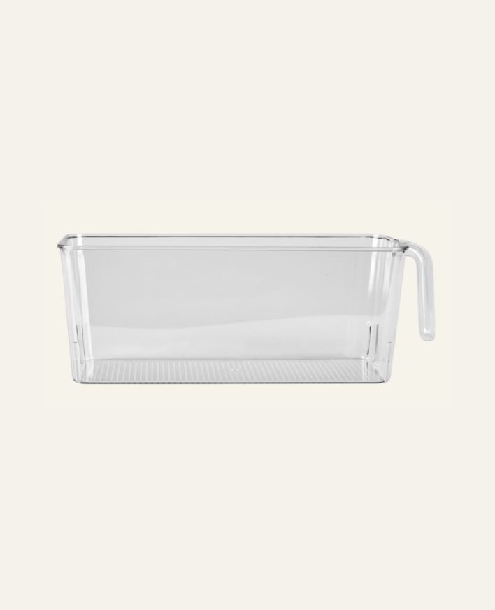 Säilytyslaatikko läpikuultava - 12,5x30x11 cm läpikuultava - 1