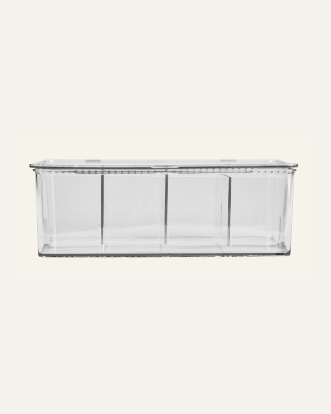 Säilytyslaatikko läpikuultava - 17,3x27,5x9,5 cm läpikuultava - 1