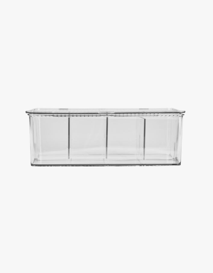 Säilytyslaatikko läpikuultava - 17,3x27,5x9,5 cm läpikuultava - 1