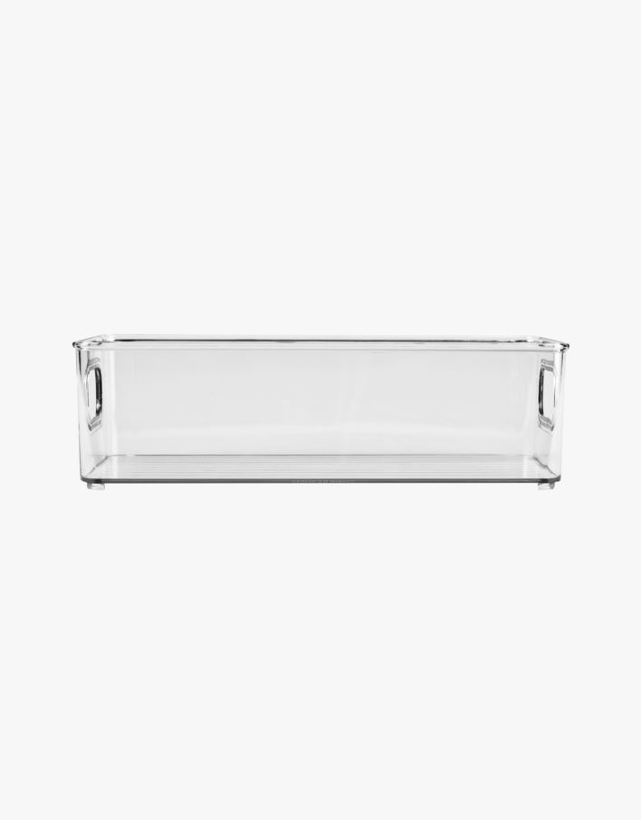 Pinottava säilytyslaatikko läpikuultava - 10x25,5x7,7 cm läpikuultava - 1