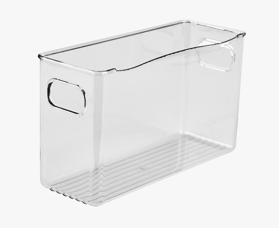 Kapea säilytyslaatikko läpikuultava - 10