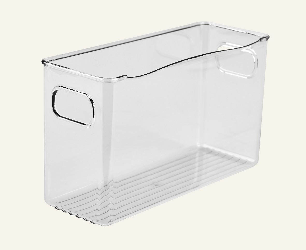 Kapea säilytyslaatikko läpikuultava - 10