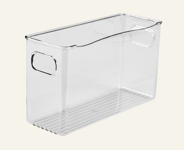 Kapea säilytyslaatikko läpikuultava - 10