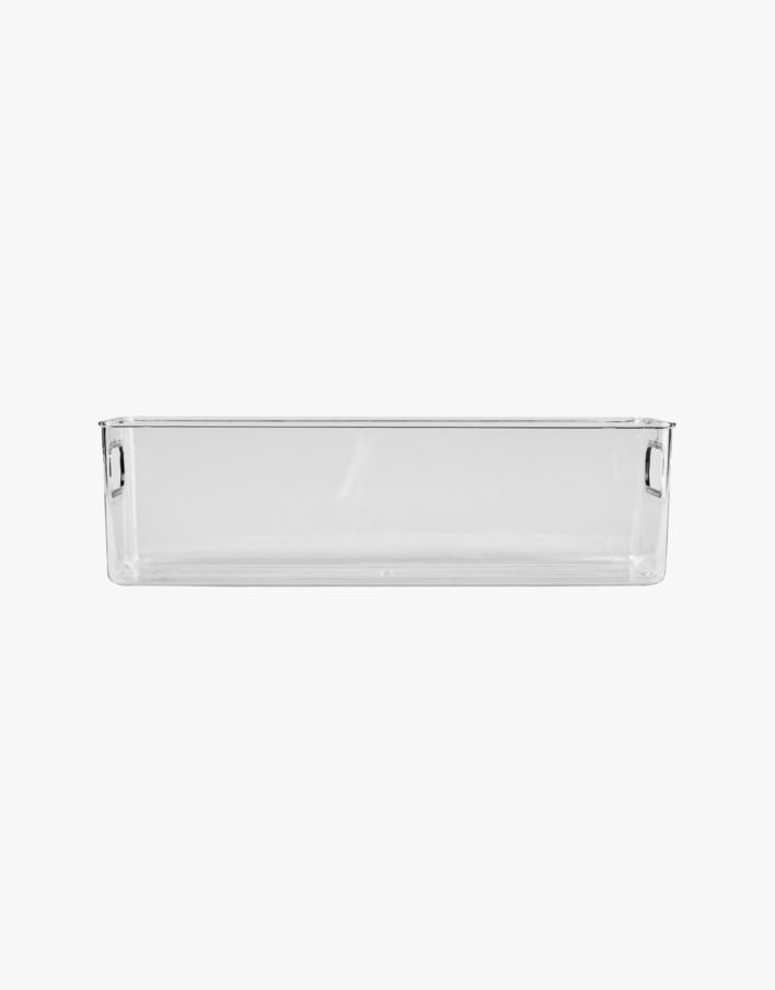 Kapea säilytyslaatikko läpikuultava - 9,7x26,5x15,5 cm läpikuultava - 1