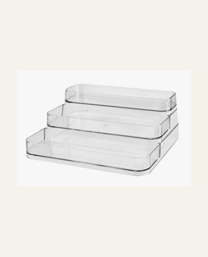 Säilytysteline läpikuultava - 24,3x26,6x10,3 cm läpikuultava - 1