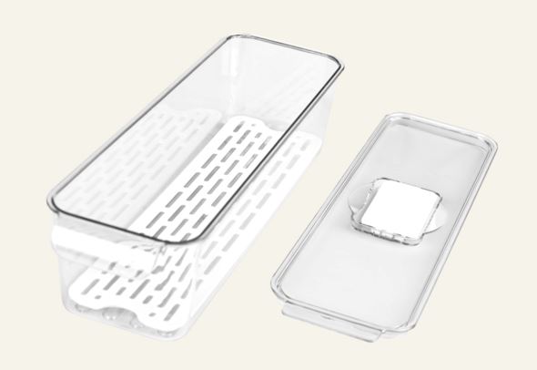 Säilytyslaatikko luonnonvalkoinen - 6