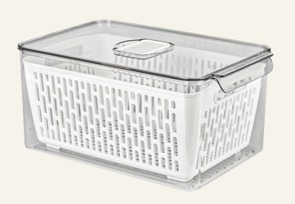 Säilytyslaatikko luonnonvalkoinen - 5