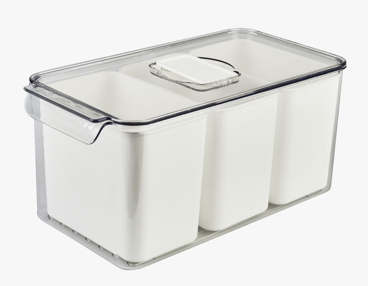 Säilytyslaatikko luonnonvalkoinen - 4