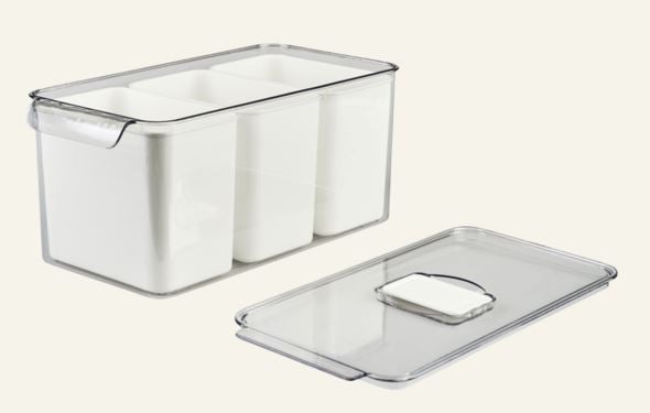 Säilytyslaatikko luonnonvalkoinen - 7