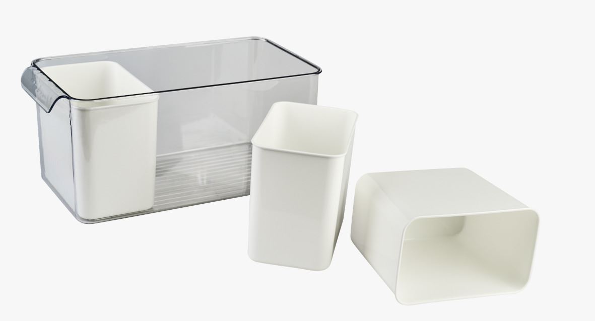 Säilytyslaatikko luonnonvalkoinen - 5