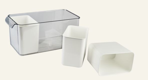 Säilytyslaatikko luonnonvalkoinen - 5